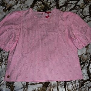 Simply Southern Pink Blouse NWT